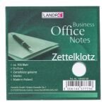 LANDRE Zettelklotz geleimt 9x9 cm ca. 700 Blatt weiß