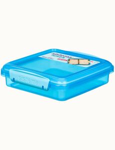 Sistema 31646 Lebensmittelaufbewahrungsbehälter Quadratisch Container 0,45 l Blau 1 Stück(e)