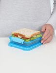 Sistema 31646 Lebensmittelaufbewahrungsbehälter Quadratisch Container 0,45 l Blau 1 Stück(e)