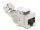 DeLOCK Keystone Modul RJ45 Buchse zu LSA Cat.6A werkzeugfrei 45° winkelbar geschirmt