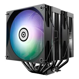 Enermax ETS-TD60D-ARGB Computerkühlsystem Prozessor Luftkühlung 12 cm Schwarz
