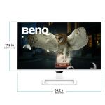 BenQ EW270Q Computerbildschirm 68,6 cm (27") 2560 x 1440 Pixel 2K Ultra HD LCD Weiß