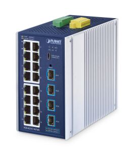 PLANET IGS-4215-16T4X Netzwerk-Switch Managed L2/L4 Gigabit Ethernet (10/100/1000) Aluminium, Blau