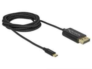 DeLOCK 83710 Videokabel-Adapter 2 m USB Typ-C DisplayPort Schwarz