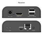 Digitus HDMI KVM IP Extender Set, 4K/60Hz