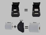 Equip 58/80 mm Thermo-POS-Belegdrucker mit automatischem Cutter, USB-, Bluetooth-, WLAN- und Kassenladen-Anschluss
