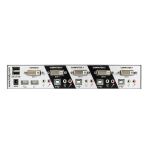 Lindy 39337 Tastatur/Video/Maus (KVM)-Switch Silber