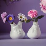 FIFTYEIGHT Vase - Putzig klein weiß