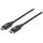 Manhattan USB 2.0 Typ C-Anschlusskabel, USB 2.0, Typ C-Stecker auf Typ C-Stecker, 480 Mbit/s, 5 A, 2 m, schwarz