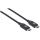 Manhattan USB 2.0 Typ C-Anschlusskabel, USB 2.0, Typ C-Stecker auf Typ C-Stecker, 480 Mbit/s, 5 A, 2 m, schwarz