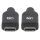 Manhattan USB 2.0 Typ C-Anschlusskabel, USB 2.0, Typ C-Stecker auf Typ C-Stecker, 480 Mbit/s, 5 A, 2 m, schwarz