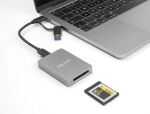 DeLOCK USB Type-C Card Reader im Aluminium Gehäuse für CFexpress oder XQD Speicherkarten