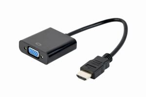 Gembird A-HDMI-VGA-04 Videokabel-Adapter 0,15 m VGA (D-Sub) HDMI Typ A (Standard) Schwarz