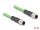 DELOCK M12 Kabel D-kodiert 4 Pin St. zu St. PUR (TPU) 5 m