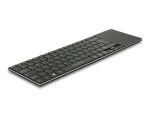 DELOCK Tastatur wireless 2,4GHz mit Touchpad Alu Gehäuse