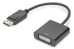 Digitus Aktiver DisplayPort Adapter / Konverter, DP auf DVI