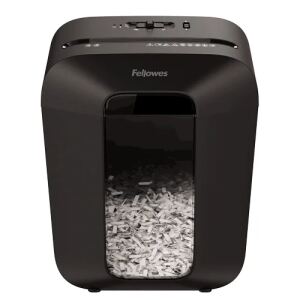Fellowes Powershred LX50 Aktenvernichter Partikelschnitt-Zerkleinerung Schwarz