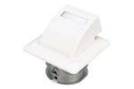 Digitus FTTH Glasfaser Unterputz-Wandanschlussdose, für SC/LC-Adapter