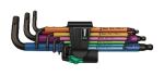 Wera 950 Spkl9 Hex-plus Hex Key Set L-förmiger Inbusschlüssel-Satz Metrisch/imperial 9 Stück(e)