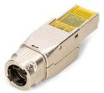 Digitus CAT 8.1 Feldstecker, geschirmt, werkzeugfreier Montageanschluss