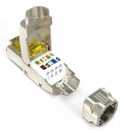 Digitus CAT 8.1 Feldstecker, geschirmt, werkzeugfreier Montageanschluss