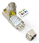 Digitus CAT 8.1 Feldstecker, geschirmt, werkzeugfreier Montageanschluss