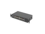 Lanberg RSGE-16 Netzwerk-Switch Unmanaged Gigabit Ethernet (10/100/1000) 1U Schwarz