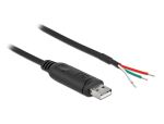 DeLOCK Adapterkabel USB 2.0 Typ-A zu seriell RS-232 mit 3...