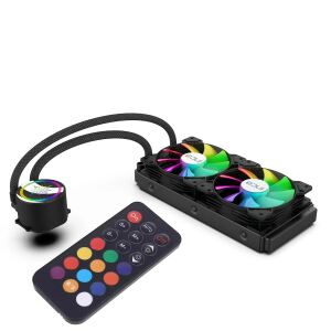 Inca ISS-02XN Computerkühlsystem Computergehäuse Flüssigkeitskühlung 12 cm Schwarz