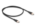 DELOCK USB 2.0 Kabel USB Typ-C St > St PD 3.0 60W 0,5m schw.