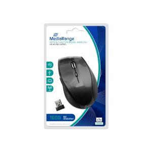 MediaRange MROS207 Maus Büro rechts RF Wireless Optisch 1600 DPI