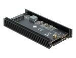 DeLOCK Externes Gehäuse für M.2 NVMe PCIe SSD mit SuperSpeed USB 20 Gbps (USB 3.2 Gen 2x2) USB Type-C Buchse