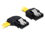 DeLOCK 0.3m SATA M/M SATA-Kabel 0,3 m Gelb