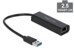 DELOCK Adapter USB 3.1 Typ-A Stecker zu 2,5 Gbit LAN