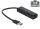DELOCK Adapter USB 3.1 Typ-A Stecker zu 2,5 Gbit LAN