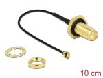 DELOCK HF Kabel I-PEX -> SMA St/Bu 0.10m zum Einbau