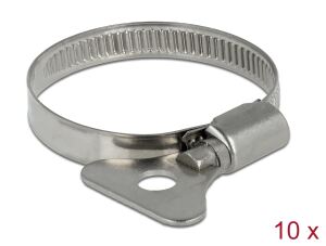 DELOCK Schlauchschelle, Flügelmutter 32-50mm 10 Stk. Metall