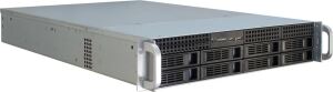 Inter-Tech IPC 2U-2408 Rack Schwarz, Edelstahl