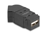 DELOCK USB 2.0 Typ A Einbaubuchse /Typ A Bu 45°gewinkelt