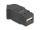 DELOCK USB 2.0 Typ A Einbaubuchse /Typ A Bu 45°gewinkelt
