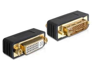 DeLOCK 65298 Kabeladapter DVI-I DVI 24+5 Female Schwarz