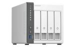 QNAP TS-433 NAS Tower ARM Cortex-A55 4 GB 0 TB QNAP QTS Weiß