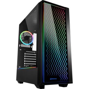 Sharkoon Gehäuse RGB LIT 200 ATX 1xGlas schwarz
