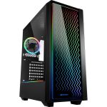 Sharkoon Gehäuse RGB LIT 200 ATX 1xGlas schwarz