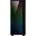 Sharkoon Gehäuse RGB LIT 200 ATX 1xGlas schwarz