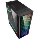 Sharkoon Gehäuse RGB LIT 200 ATX 1xGlas schwarz