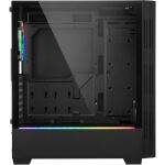 Sharkoon Gehäuse RGB LIT 200 ATX 1xGlas schwarz