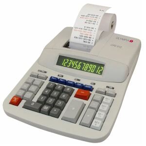 Olympia CPD 512 Taschenrechner Desktop Druckrechner Weiß