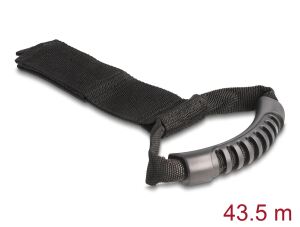 DeLOCK Tragegurt mit Klettverschluss L 435 x B 50 mm schwarz 2 Stück