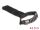 DeLOCK Tragegurt mit Klettverschluss L 435 x B 50 mm schwarz 2 Stück
